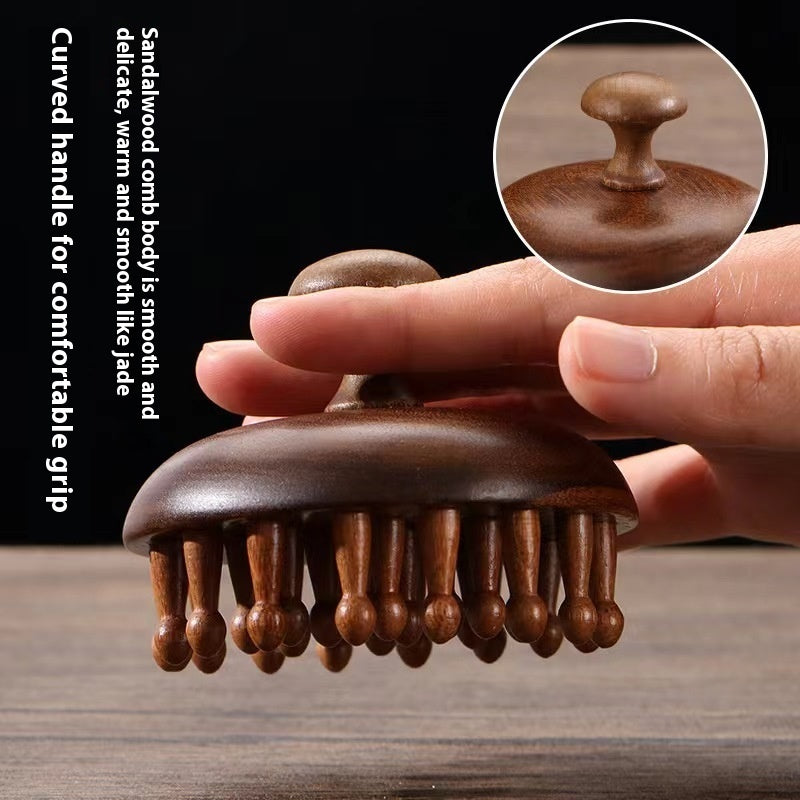 Creative Fashion Wooden Shampoo Brush Massager