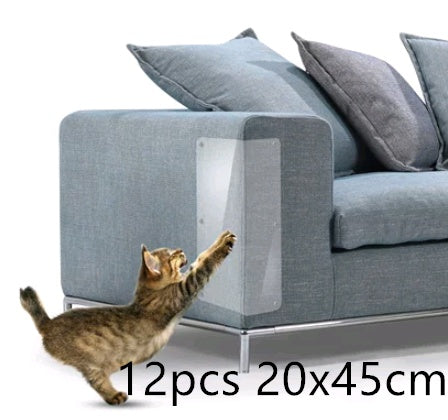 Cat Scratch Protector Pads-Transparent Sofa & Furniture Shield