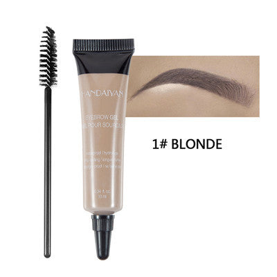 Eyebrow Makeup Henna Gel Black Brown Waterproof Durable Liquid Tint Brush Sets Tattoo Paint Kit Cream Enhancer Dye Cosmetic Tool