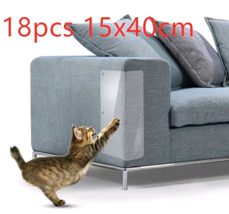 Cat Scratch Protector Pads-Transparent Sofa & Furniture Shield