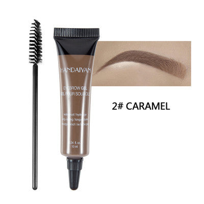 Eyebrow Makeup Henna Gel Black Brown Waterproof Durable Liquid Tint Brush Sets Tattoo Paint Kit Cream Enhancer Dye Cosmetic Tool