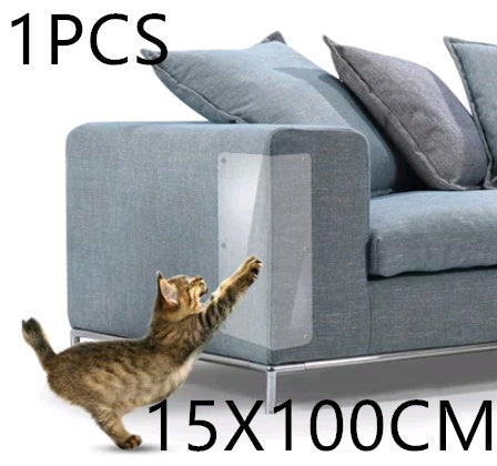 Cat Scratch Protector Pads-Transparent Sofa & Furniture Shield