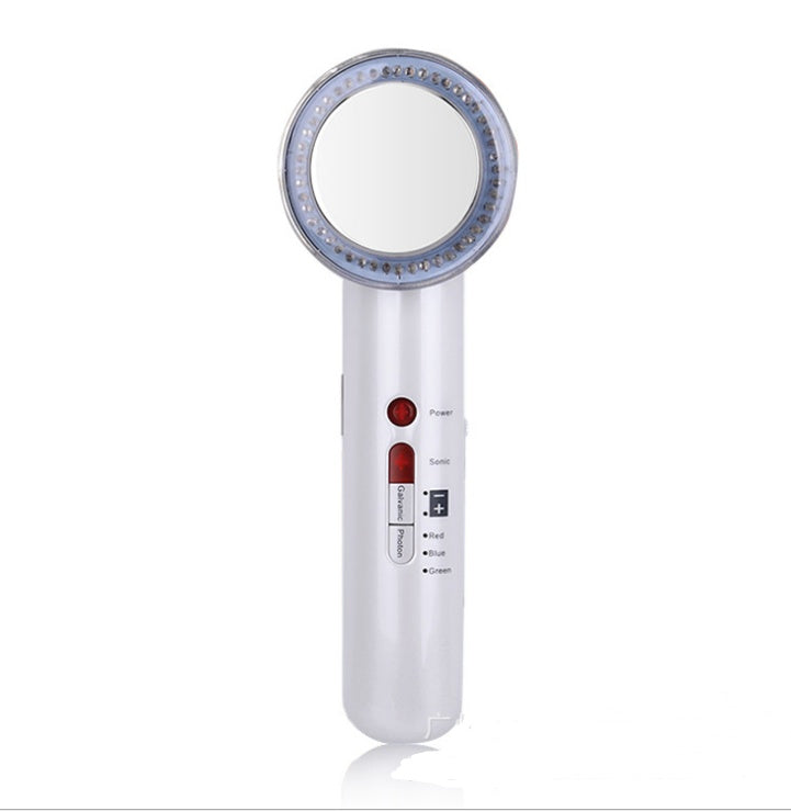 Ultrasonic slimming instrument LED color light ion importer micro electric massage instrument