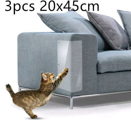 Cat Scratch Protector Pads-Transparent Sofa & Furniture Shield