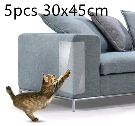 Cat Scratch Protector Pads-Transparent Sofa & Furniture Shield