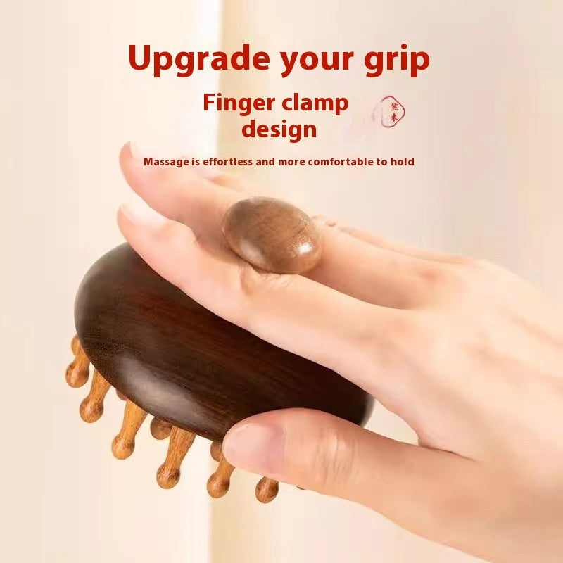 Creative Fashion Wooden Shampoo Brush Massager