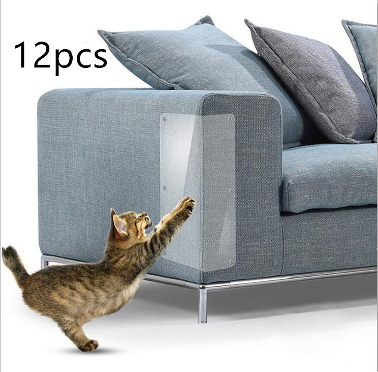 Cat Scratch Protector Pads-Transparent Sofa & Furniture Shield