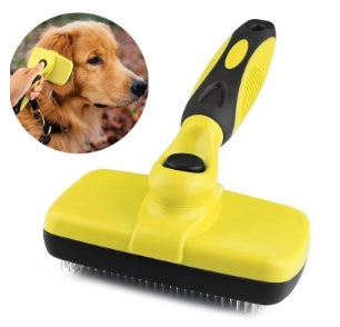 Benepaw Waterproof Pet Grooming Brush-Deshedding & Detangling Tool for Dogs & Cats