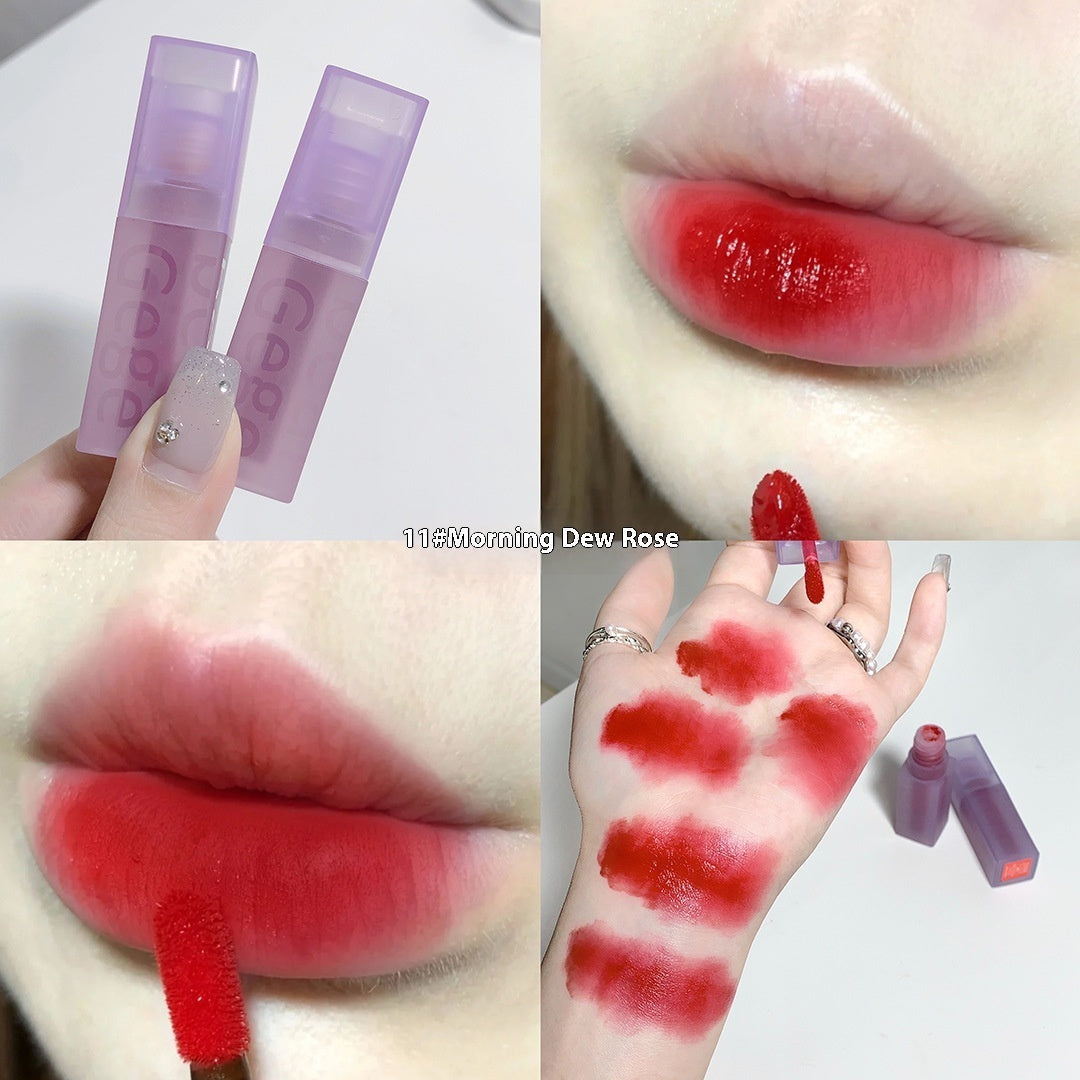 Mirror Light Soft Fog Double Layer No Stain On Cup Non-fading Waterproof Moisturizing Lasting Lip Lacquer