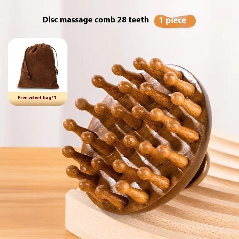 Creative Fashion Wooden Shampoo Brush Massager