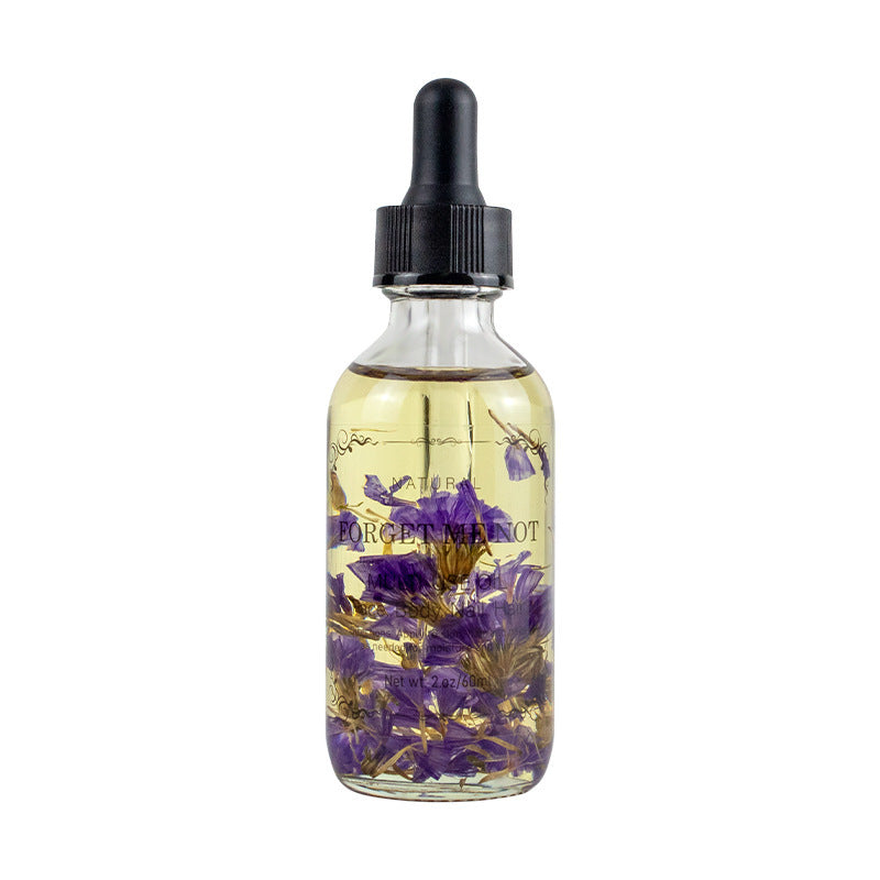 Organic Dried Flower Massage Oil – Rose, Lavender & Osmanthus Aromatherapy Blend