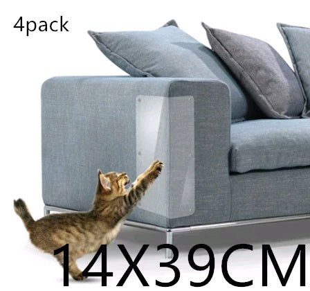 Cat Scratch Protector Pads-Transparent Sofa & Furniture Shield