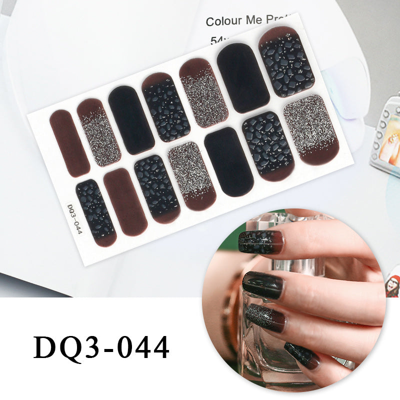 Nail Art Color Nail Stickers Simple Fashion