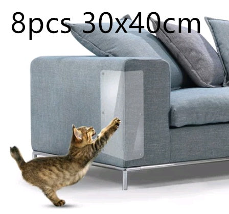 Cat Scratch Protector Pads-Transparent Sofa & Furniture Shield