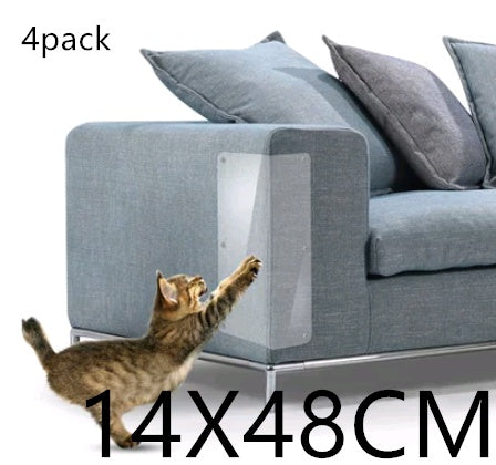 Cat Scratch Protector Pads-Transparent Sofa & Furniture Shield