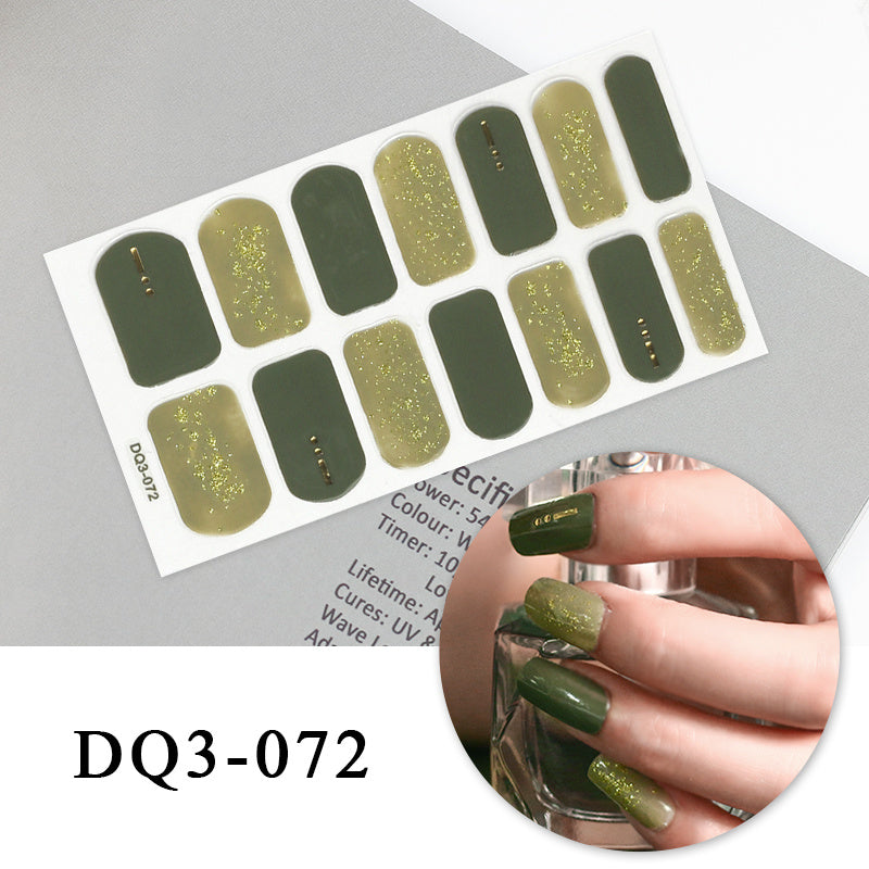 Nail Art Color Nail Stickers Simple Fashion