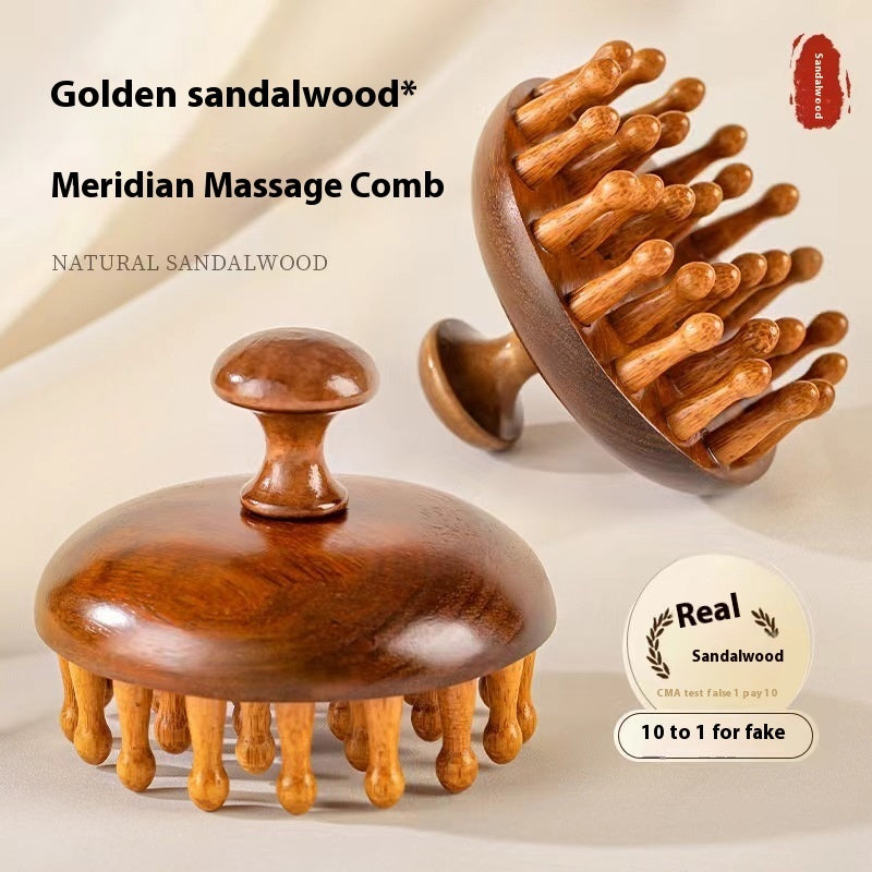 Creative Fashion Wooden Shampoo Brush Massager