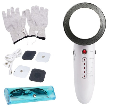 6 in 1 EMS Ultrasonic LED Cavitation Galvanic Ultrasound Thinning Body Infrared Therapy Lose Weight Fat Burn