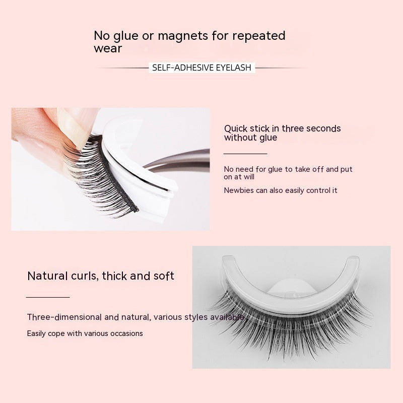 New Glue-free Self-adhesive False Eyelashes