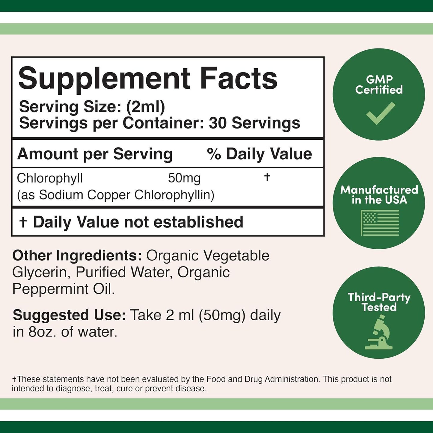 Chlorophyll Drops