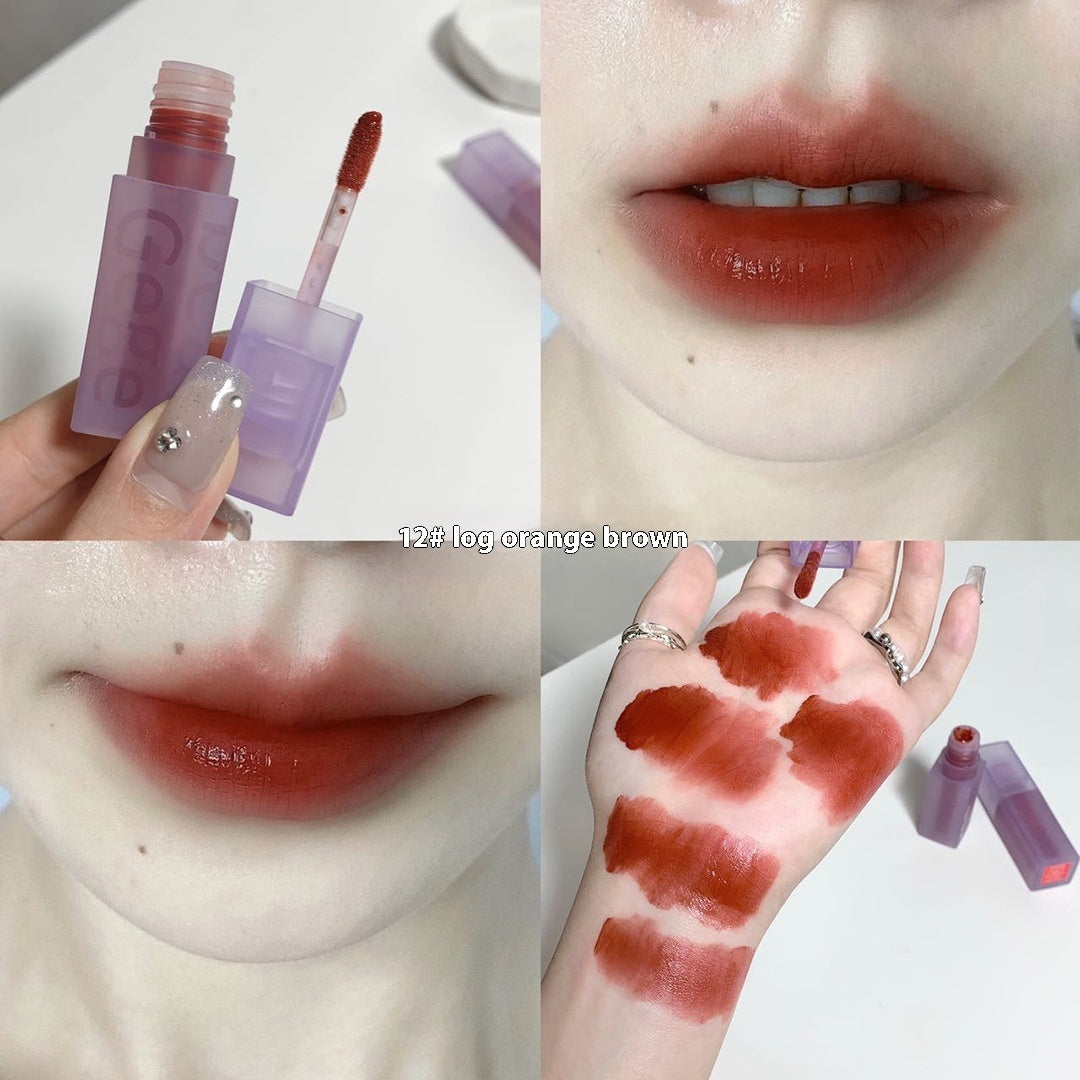 Mirror Light Soft Fog Double Layer No Stain On Cup Non-fading Waterproof Moisturizing Lasting Lip Lacquer