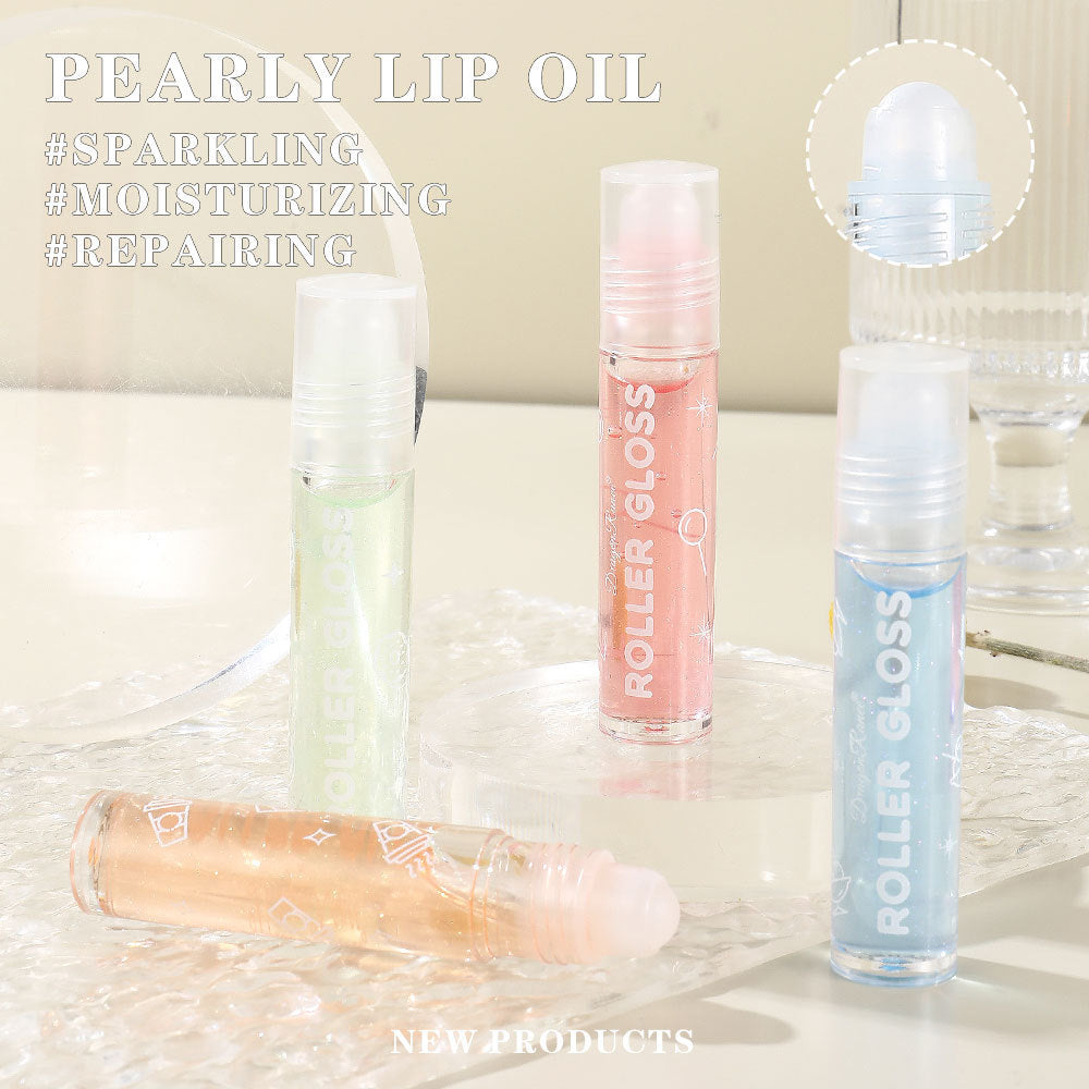 Pearlescent Transparent Lip Gloss Thin And Glittering Women's Sequins