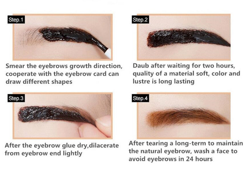 Three-color Liquid Tearing, Waterproof, Long-lasting, Not Easy To Fade, Natural Eyebrow Thrush