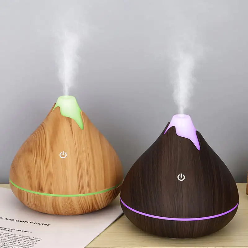 Aromatherapy Essential Oil Diffuser – Scented Mist Humidifier with LED Lights