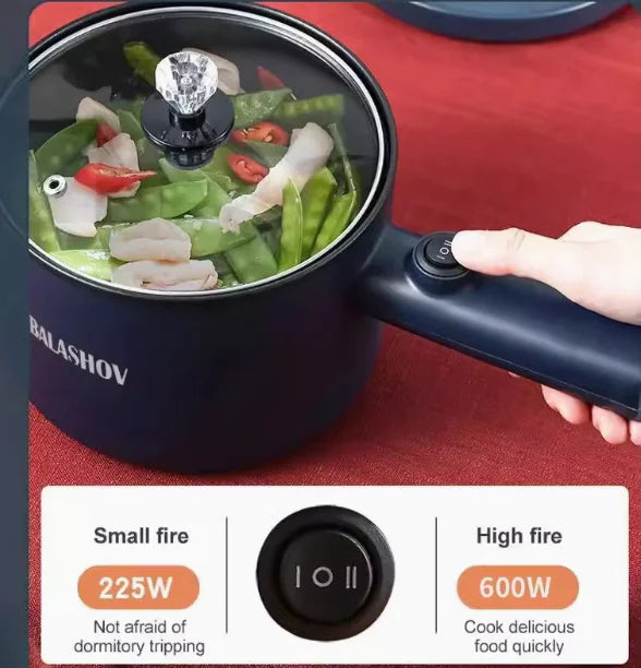 Smart Mini Electric Cooker – 6-in-1 Cooking Functions"