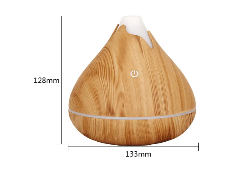 Aromatherapy Essential Oil Diffuser – Scented Mist Humidifier with LED Lights